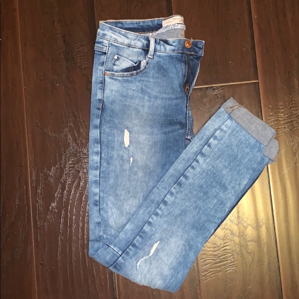 Premium Zara distressed leggings